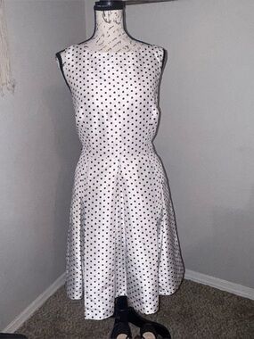 Polka Dot Sleeveless Vintage Dress